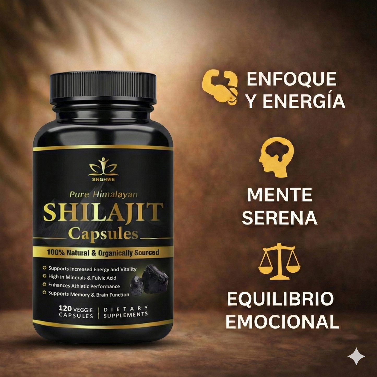 Shilajit Himalayo Premium | 60 Capsulas